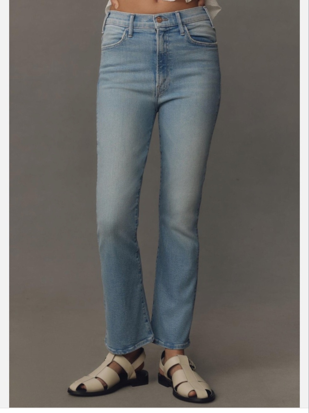 MOTHER The Hustler High-Rise Ankle Jeans California Cruiser Size 25